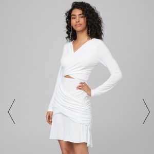 Bebe Quin Ruched Mini Dress